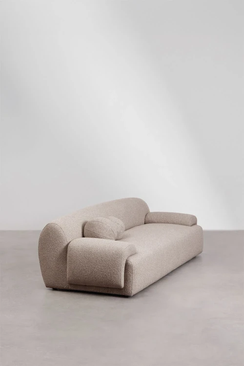 sofa-3-osobowa-shirina- do salonu z-tkaniny-boucle beżowa