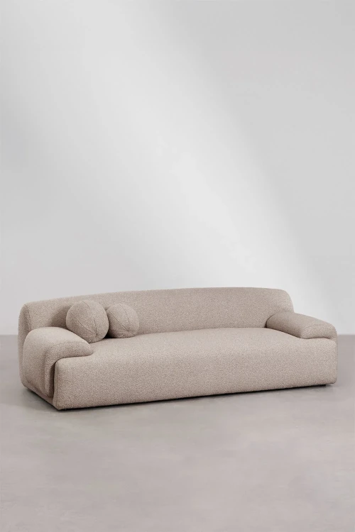 sofa-3-osobowa-shirina- do salonu z-tkaniny-boucle beżowa