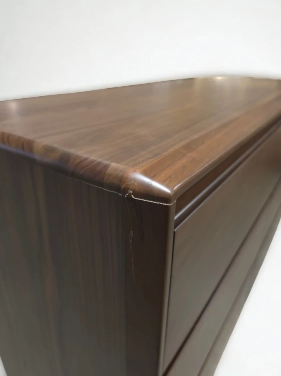 Komoda z 6 szufladami 120x40 cm z drewna Treveris