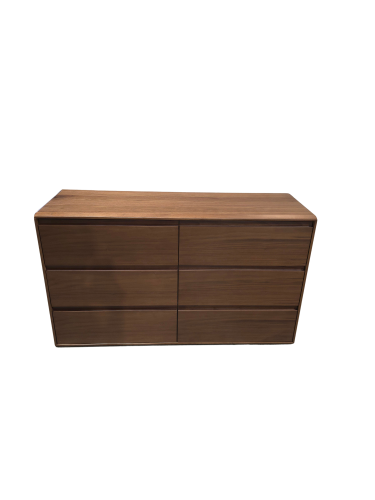 Komoda z 6 szufladami 120x40 cm z drewna Treveris