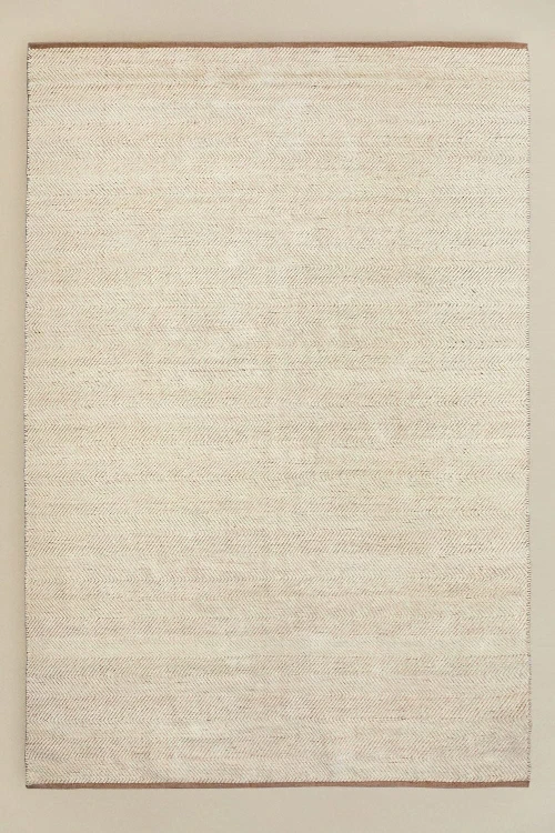Dywan prostokątny 200x300 cm z poliestru i juty Kalina