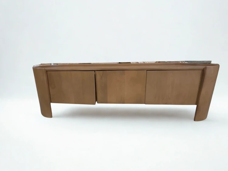 Szafka RTV 175x45 cm z drewna mango Sidney