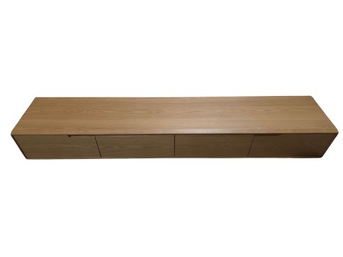 Szafka RTV 240x45 cm z drewna Treveris