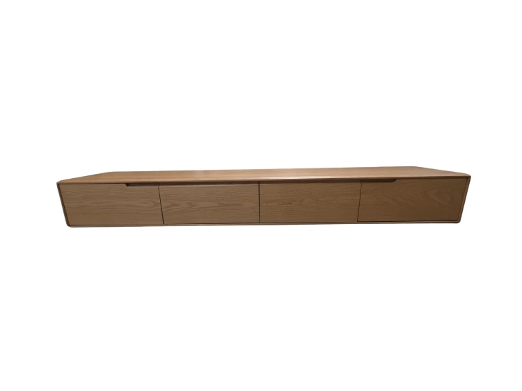 Szafka RTV 240x45 cm z drewna Treveris