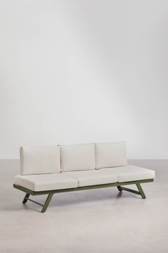 3-osobowa rozkładana sofa ogrodowa z aluminium Libanc