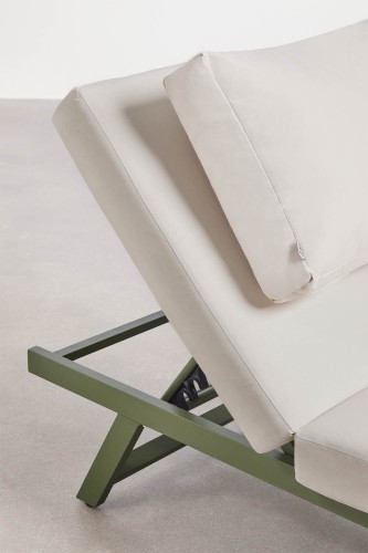 3-osobowa rozkładana sofa ogrodowa z aluminium Libanc