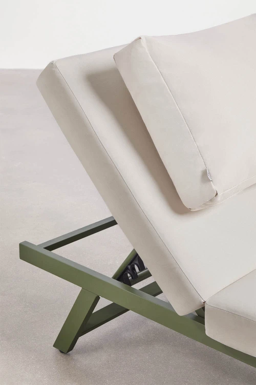 3-osobowa rozkładana sofa ogrodowa z aluminium Libanc
