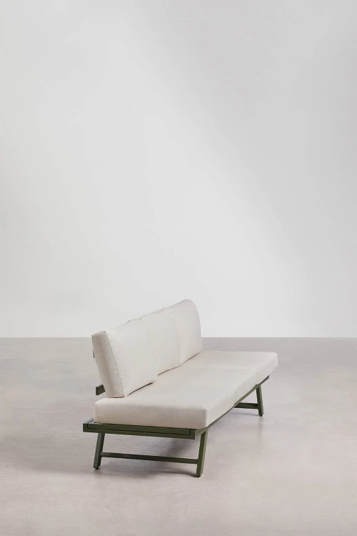 3-osobowa rozkładana sofa ogrodowa z aluminium Libanc