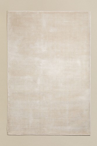 Dywan prostokątny 200x300 cm poliestrowy beż kremowy Daroca