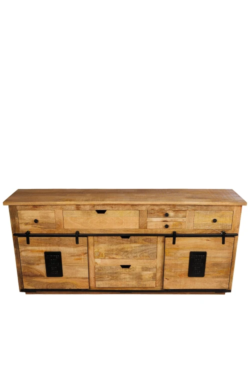 Komoda/Aparador 180x40 cm z drewna mango Uain wizualizacja