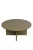 Okrągły stolik kawowy Ø80 cm z MDF Saonara blat
