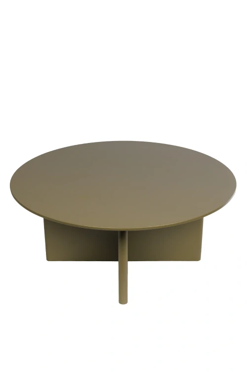 Okrągły stolik kawowy Ø80 cm z MDF Saonara blat