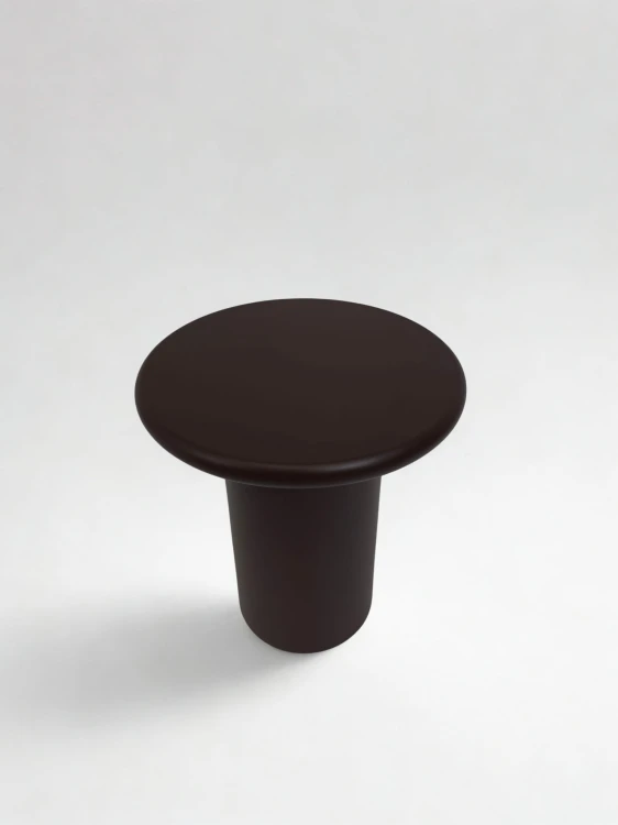 Okrągły stolik pomocniczy Ø45 cm z MDF Rodeo Blat