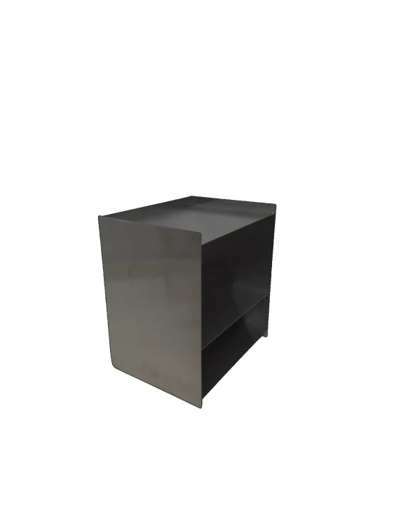Nocna szafka prostokątna 45x35 cm ze stali nierdzewnej Nolvia
