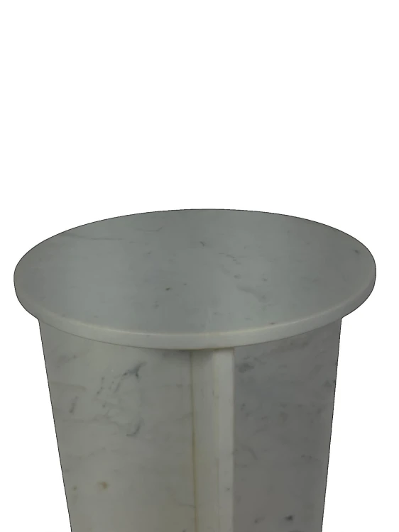 tolik pomocniczy okrągły Ø35 cm z marmuru Mencia blat