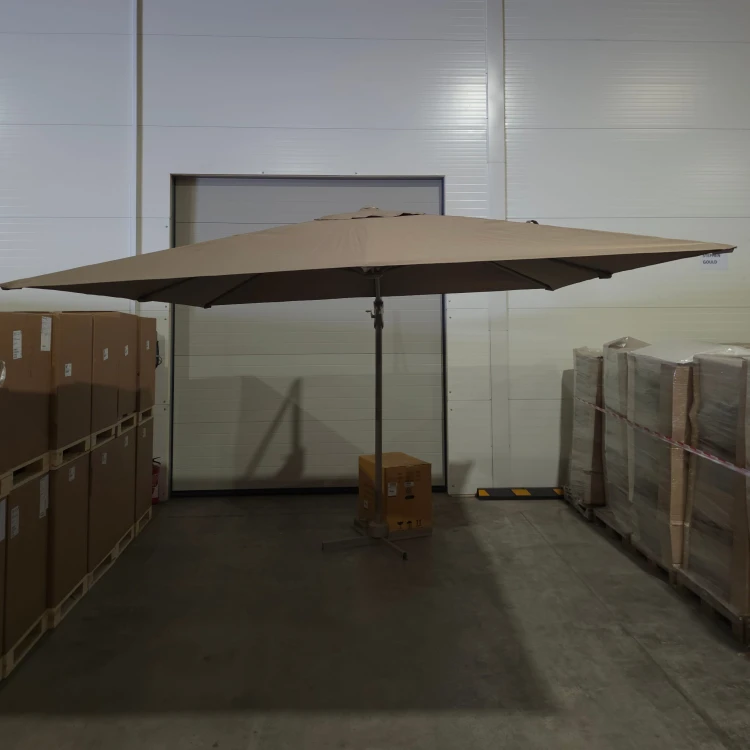 Parasol Ogrodowy Tarasowy 295x295 cm z tkaniny i aluminium Hydra