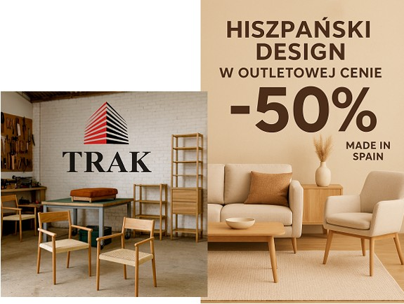 TRAK hiszpański design polski outlet